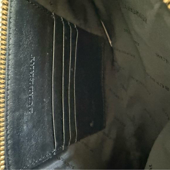 Burberry Checkered Crossbody Bag in Tan and Black - Picture 3 of 5